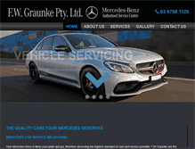 Tablet Screenshot of fwgraunke.com.au